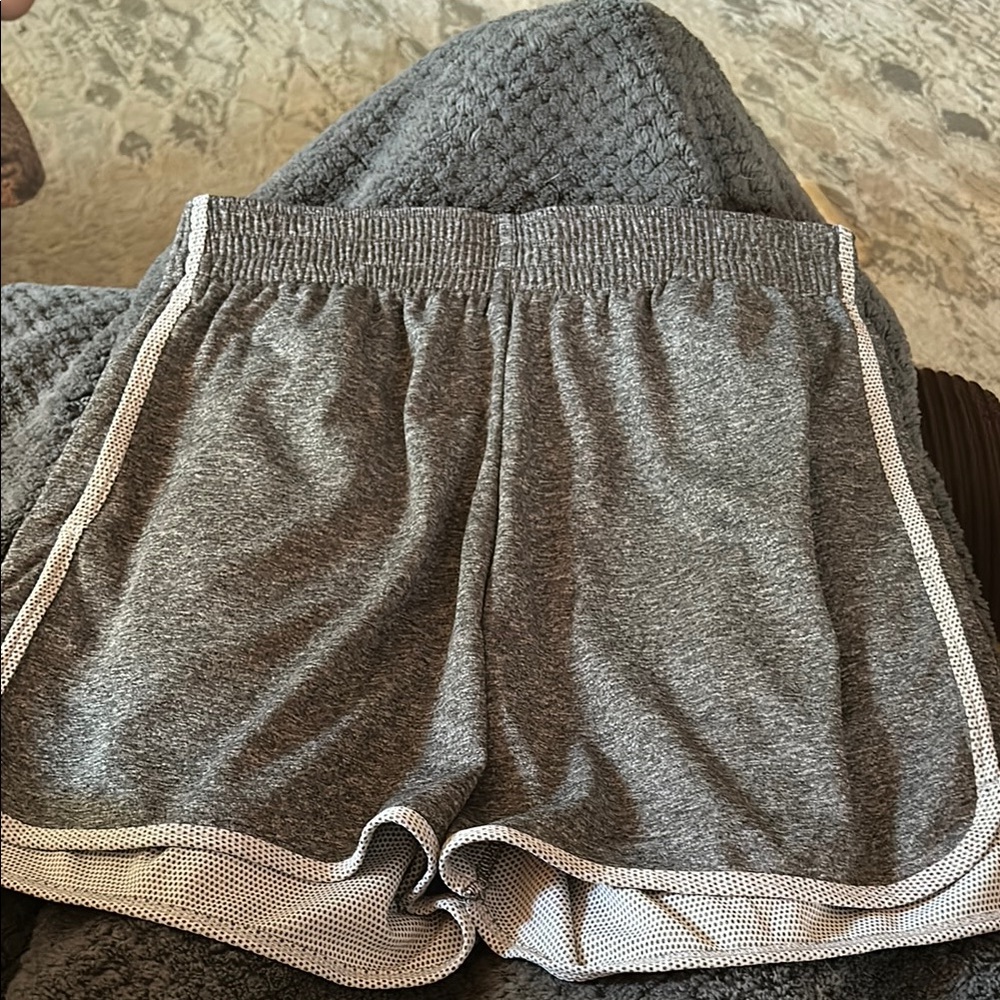 Champion Gray Athletic Shorts with Classic Design